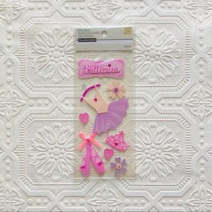 Recollections Ballerina Themed Stickers 8 pc